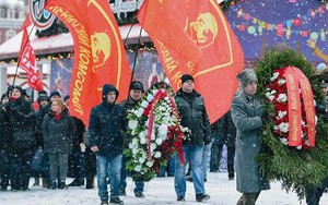Ảnh: Kỷ niệm 95 năm ngày mất Vladimir Lenin tại Matxcơva