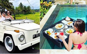 Mọi người vẫn còn hăng say ăn Tết, MC xinh đẹp Mai Ngọc đã cùng ông xã 'trốn' sang Bali nghỉ dưỡng sang chảnh
