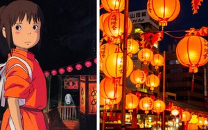 Lễ hội đèn lồng Nhật Bản lung linh như "Vùng đất linh hồn" đời thực khiến fan anime mê mẩn