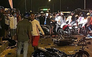 Xe máy tông nhau trên cầu, 2 người thiệt mạng