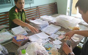 Kiểm tra nhóm xăm mình, bắt băng cho vay nặng lãi kiểu "mua hàng trả góp"