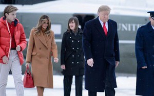 Cậu út nhà Trump 12 tuổi đã cao hơn bố, đẹp trai không thua gì các sao nhí đình đám