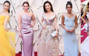 Thảm đỏ Oscar 2019: Dương Tử Quỳnh diện đầm cổ tích bên dàn "Con nhà siêu giàu châu Á", dàn mỹ nhân thi nhau "chặt chém"
