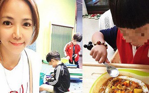 Con trai 4 tuổi không chịu ăn cơm, nữ diễn viên Đài Loan đã mạnh tay làm một điều khiến nhiều người trầm trồ