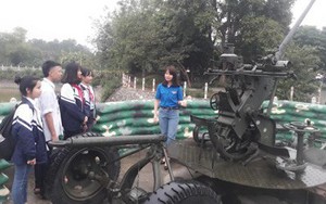 Khẩu pháo 37mm của các nữ dân quân Lam Hạ