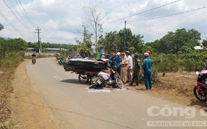 Tông vào xe tự chế chở tôn, một người bị cắt đứt cổ tử vong