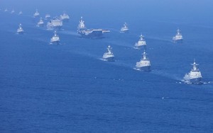 Hải quân Trung Quốc tổ chức duyệt binh lớn chưa từng thấy trên biển