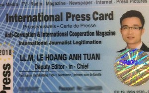 Bộ Ngoại giao trả lời về ‘nhà báo quốc tế’ Lê Hoàng Anh Tuấn