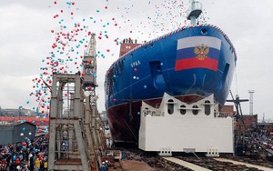 Nga hạ thủy một trong ba tàu phá băng lớn nhất thế giới
