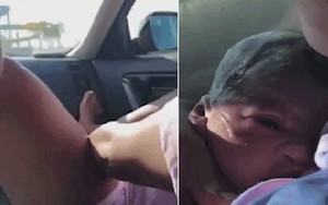 Clip bà mẹ tự đỡ đẻ trên ô tô thu hút 9 triệu lượt xem, nhưng khuôn mặt đáng thương của 3 nhân vật hàng ghế sau mới đáng chú ý