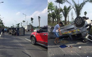 Xác định danh tính tài xế ô tô gây tai nạn liên hoàn rồi bỏ trốn ở Hà Nội