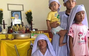 "Anh ơi, các con anh còn nhỏ quá, sao anh lại bỏ mẹ con em mà đi"