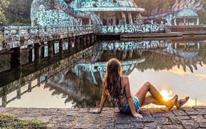Vẻ đẹp ma mị và huyền bí của công viên nước bỏ hoang ở Huế qua góc nhìn đầy độc đáo của travel blogger thế giới