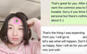 Nhắc nhở bạn cùng phòng có ý thức vệ sinh tốt hơn, nữ du học sinh Việt nhận về tin nhắn hồi đáp gắt đến mức chỉ biết câm nín