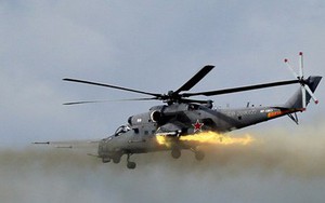 Video: Siêu trực thăng Mi-35M tấn công tiêu diệt mục tiêu