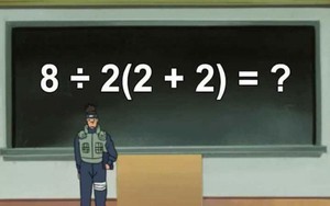 Phép toán đơn giản 8÷2(2+2) khiến cả thế giới điên đầu