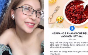 Nhật Lê chia sẻ story đầy tâm sự, lại đòi ăn chè đậu đỏ vào Thất Tịch: Mới đó đã cầu duyên?