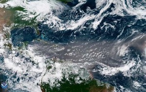 Các đám mây bụi Sahara 'làm dịu' các cơn bão ở Đại Tây Dương