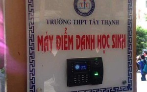 Đầu năm đi học đã shock vì phải điểm danh bằng vân tay: Thời nay hội học trò có muốn trốn học cũng khó!