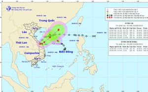 Tin mới nhất về ‘song trùng’ áp thấp nhiệt đới