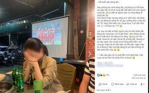 Đang đi ăn ủng hộ ĐT Việt Nam, cô gái chợt thấy trên tivi chiếu cảnh người yêu đang ở SVĐ làm điều không tưởng đến nỗi bật khóc tại chỗ