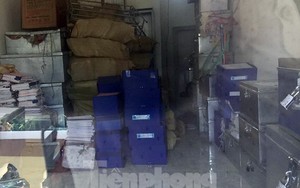 Cận cảnh nơi cất giữ tài liệu vụ gian lận điểm thi tại Hà Giang