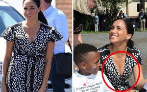 Meghan Markle nhảy múa hết cỡ trong sự kiện nhưng bị chê trách vì trang phục kém sang, để lộ những khoảnh khắc hớ hênh