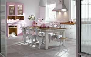 Những căn bếp màu hồng tạo điểm nhấn gọn xinh, hiện đại cho ngôi nhà của bạn