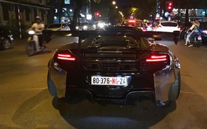 Đại gia Dương 'Kon' chở con đi dạo phố Hà Nội bằng siêu xe McLaren 650S Spider Liberty Walk độc nhất Việt Nam