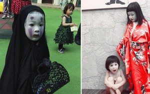 Cô bé Vô Diện năm nào giờ đã lớn bổng, tiếp tục tái xuất với màn hóa trang Halloween cực độc