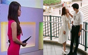 BTV từng gây bão vì dùng kẹp ghim thu nhỏ size váy bất ngờ thông báo lấy chồng, nhìn ảnh chú rể mà thấy ngỡ ngàng
