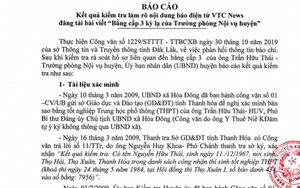 Đắk Lắk kết luận về bằng cấp 3 kỳ lạ của Trưởng phòng Nội vụ huyện: Ông Thái bị oan do lỗi đánh máy