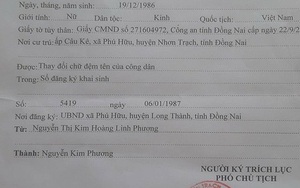 Diễn biến mới nhất vụ xin đổi tên vì quá dài của người phụ nữ ở Nhơn Trạch