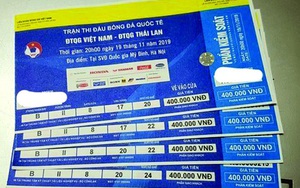 Phát hiện 1 nghìn vé giả trận Việt Nam - Thái Lan