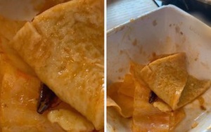 Ăn gần hết nửa nồi Tokbokki, cô nàng hốt hoảng khi suýt cắn phải con gián “béo ngậy“ nằm gọn dưới miếng chả cá