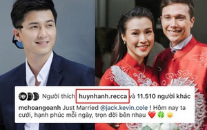 Huỳnh Anh âm thầm like ảnh MC Hoàng Oanh và chồng Tây dù đã huỷ theo dõi MXH