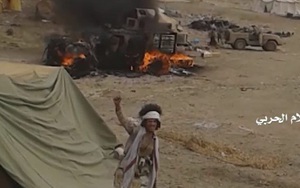Lực lượng Houthi "khoe" ảnh bắn hạ chiếc UAV do thám cỡ lớn