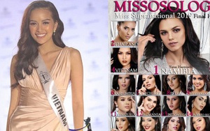 Ngọc Châu đang đứng vị trí nào trong BXH Missosology trước thềm chung kết Miss Supranational 2019?