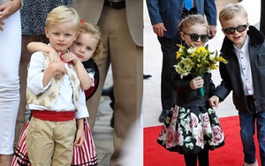 Cặp song sinh hoàng gia Monaco đón sinh nhật 5 tuổi với thần thái hơn người, nổi bật hơn cả hai con của Công nương Kate