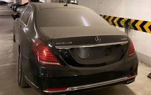 Xót xa Mercedes-Maybach S600 14 tỷ đồng bị lãng quên trong hầm đỗ xe, phủ bụi dày đặc