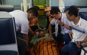 Cấp cứu thuyền viên Thái Lan bị tai biến, liệt nửa người khi đang trên biển