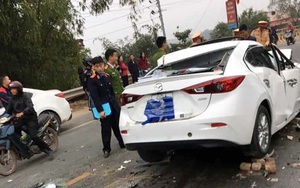 Nghi gây tai nạn bỏ chạy, tài xế xe Mazda tông vào xe ben tử vong