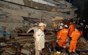 Sập nhà ở Campuchia, 59 người thương vong