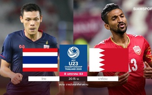 Lịch thi đấu U23 châu Á 2020 ngày 8/1: U23 Thái Lan gặp đối thủ khó nhằn