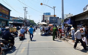 Va chạm với xe tải, người phụ nữ tử vong thương tâm ở Sài Gòn