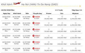 Giá vé máy bay giảm thấp kỷ lục: Hà Nội – Đà Nẵng còn 39.000 đồng