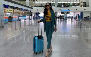 Hoa hậu chuyển giới đầu tiên của Việt Nam Hoài Sa mang 120kg hành lý đi Thái, sức khỏe chưa ổn định