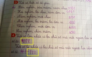 Giải bài tập: "Viết số lớn nhất có 3 chữ số mà viết ngược lại vẫn là số đó", học sinh cấp 1 có đáp án không thể nhịn cười