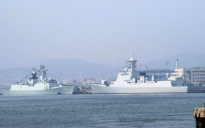Soi dàn tên lửa trên 2 chiến hạm “khủng” vừa được Trung Quốc đưa vào trực chiến