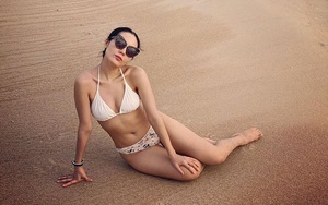 Điều gây tò mò sau loạt ảnh bikini gợi cảm của Phương Linh